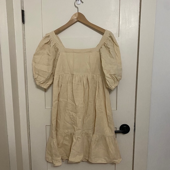 Poppy  and Peonies linen Sundress - Picture 1 of 3